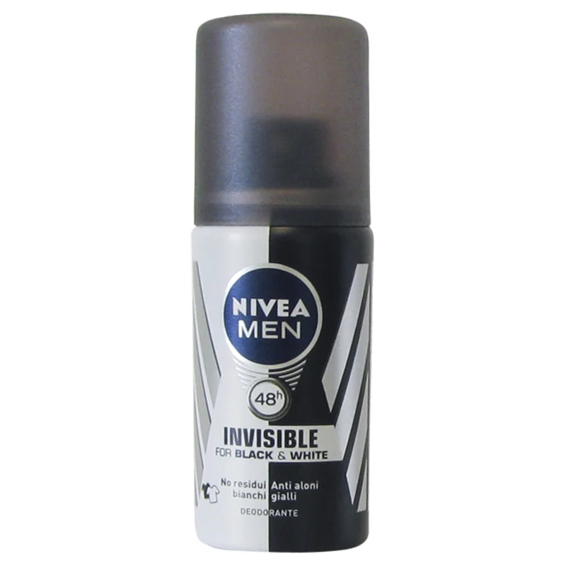 NIVEA for MEN DEO SPRAY INVISIBLE BLACK&WHITE 35