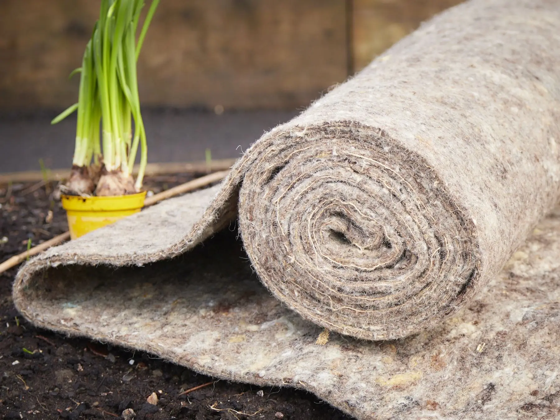 Needle Punch Heavyweight Breathable Jute Felt For Sale Technology Made