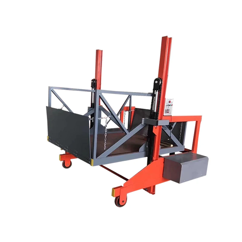 2000kg Movable Container Truck  Loading and Unloading Lift Platform Mobile Hydraulic Lift