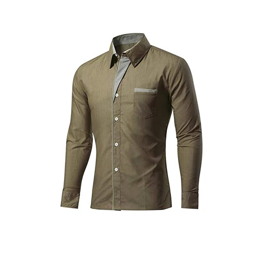 camisa blanca larga hombre