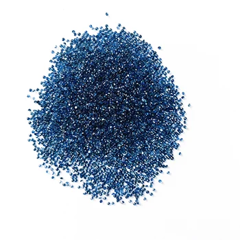 DIAMOND CUT NATURAL 1mm Blue Sapphire Loose Round Faceted Natural Precious Genuine Gemstone Price Per Carat