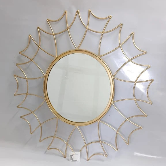 Home Decorative Round Wall Mirror Creative Art Decoration Mirror Living Room Entrance Mirrors Decor Wall Interior Wall Buy Interior Wall Decor Mirror Home Decor Antique Gold Metal Frame Decorative Wall Mounted