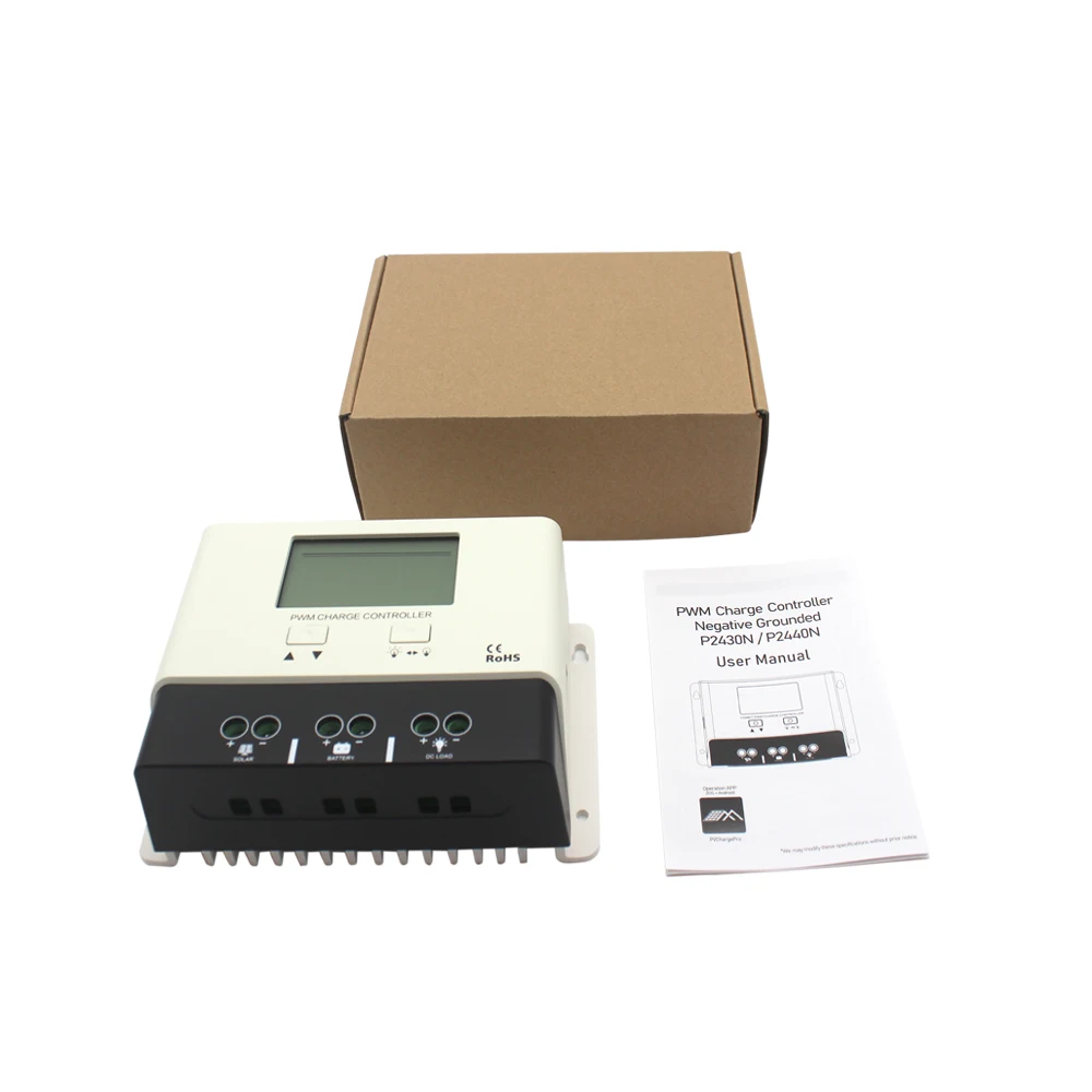 40a Pwm Solar Charge Controller Solar Controllers With Lcd Display ...