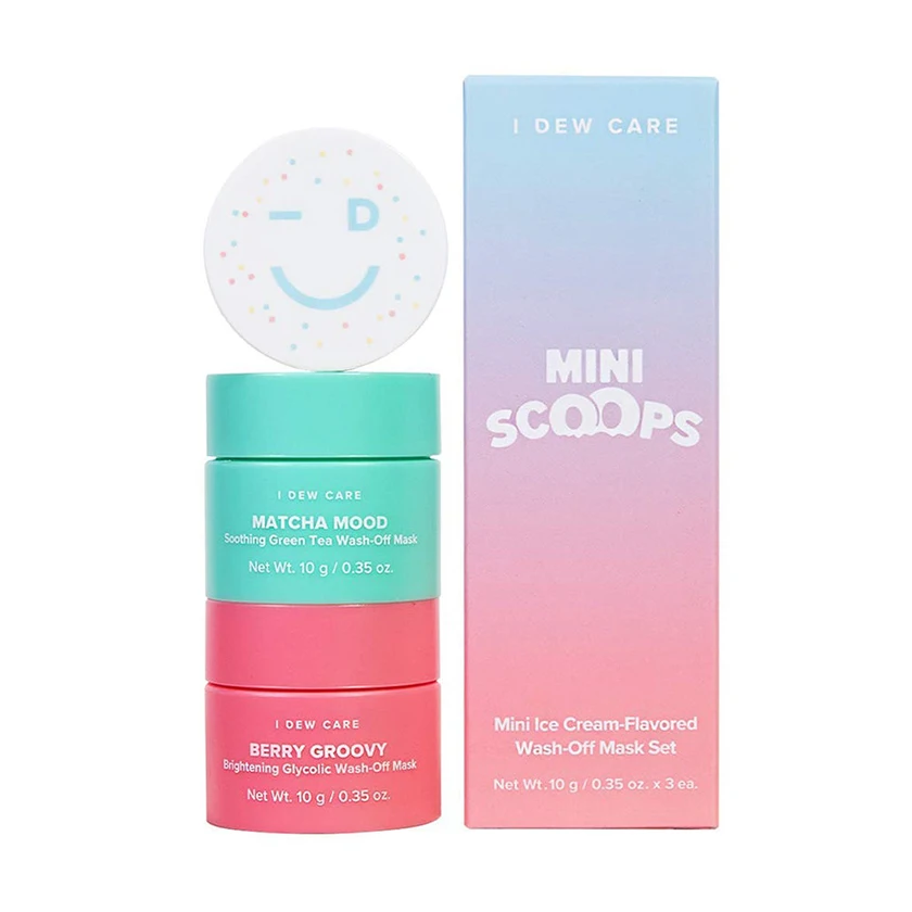 I Dew Care Mini Scoops Wash-Off Mask Set