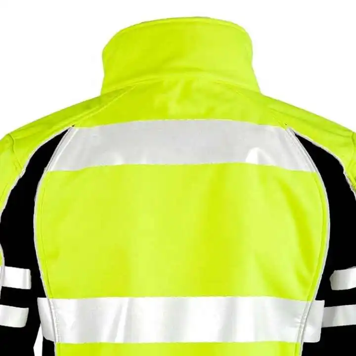 Reflective Security Traffic Fluorescent Hi Vis High Viz Visibility Workwear Safety Work Class 3 Jacket