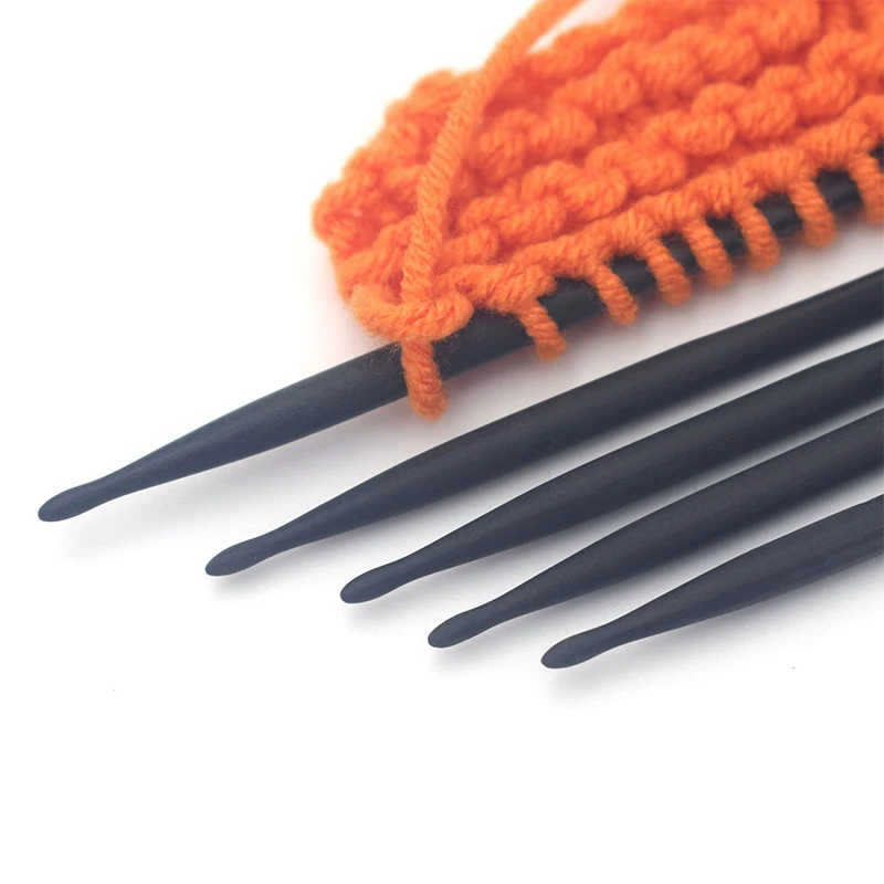 Prym 6 Ergonomic Double Point Knitting Needles, Carbon, 4mm