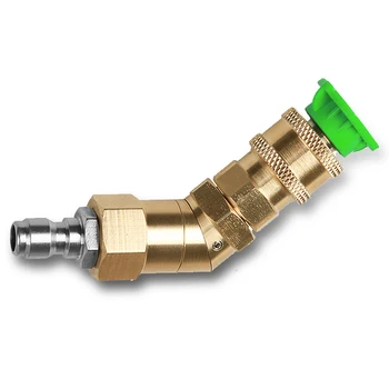 360 Degree Brass Spray Nozzle Tips Swivel Quick Connect Pivot Coupler ...