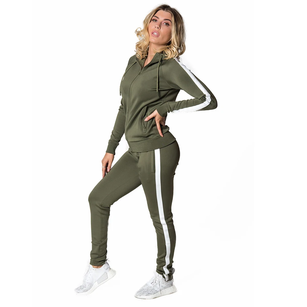 top quality women sweat suits | zipper sweat suit for womans