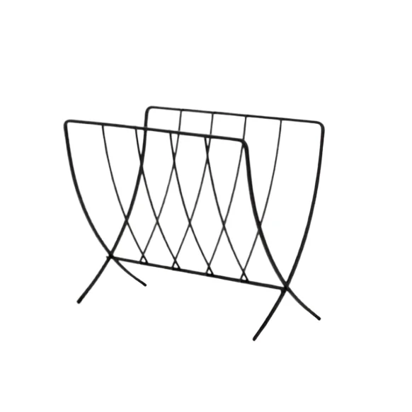 Decoration Nordic Simple Fashion Multi Functional Iron Newspaper Sundries Storage Basket Can Hang Portable