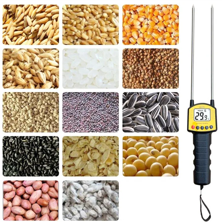 Hx019 Digital Grain Moisture Meter For Corn Wheat Rice Bean Wheat