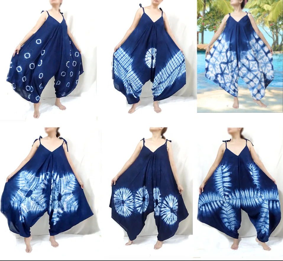 tie dye rompers and jumpsuits