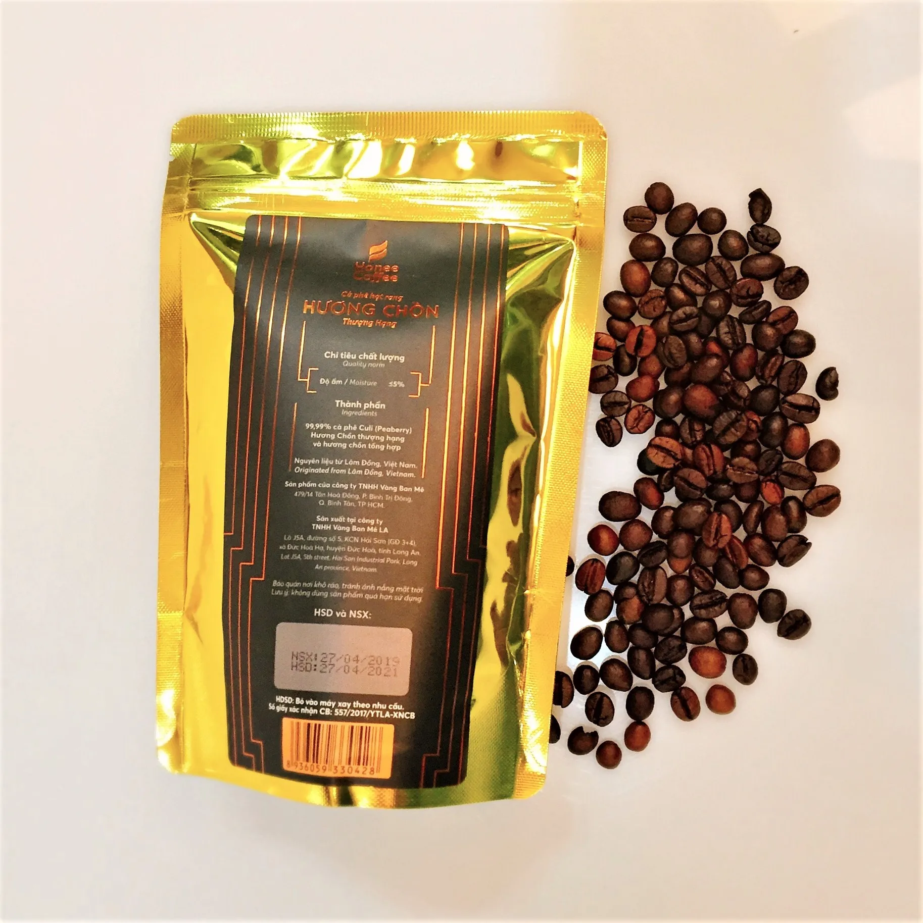 Huong Chon Premium Kopi Luwak Coffee - Roasted Arabica Beans