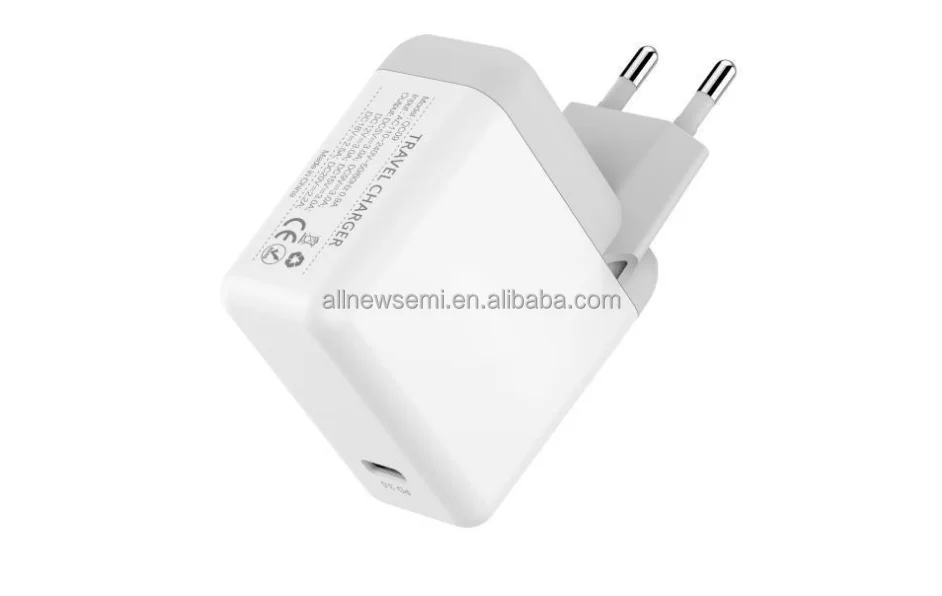 Pd45w European standard fast charging charger single port pd45w fast charging head pd45w adapter