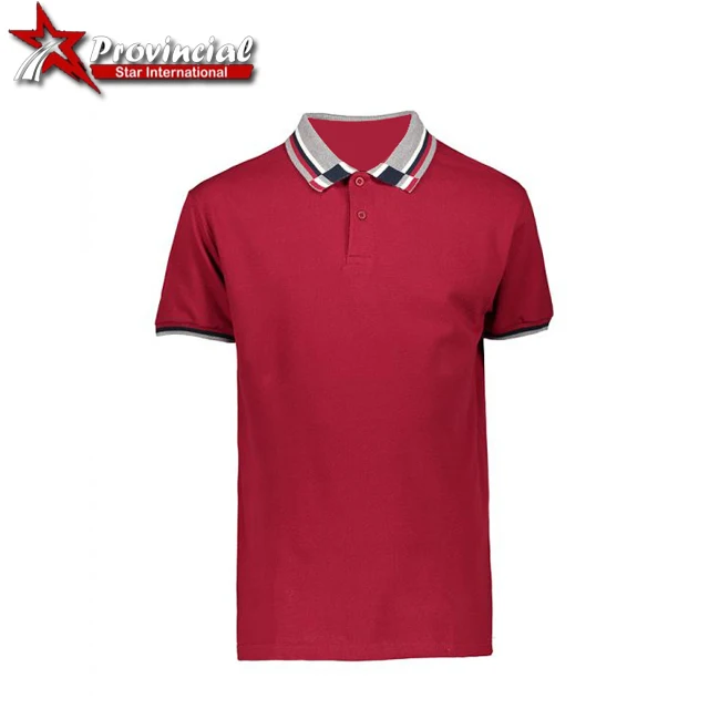 maroon color polo shirt