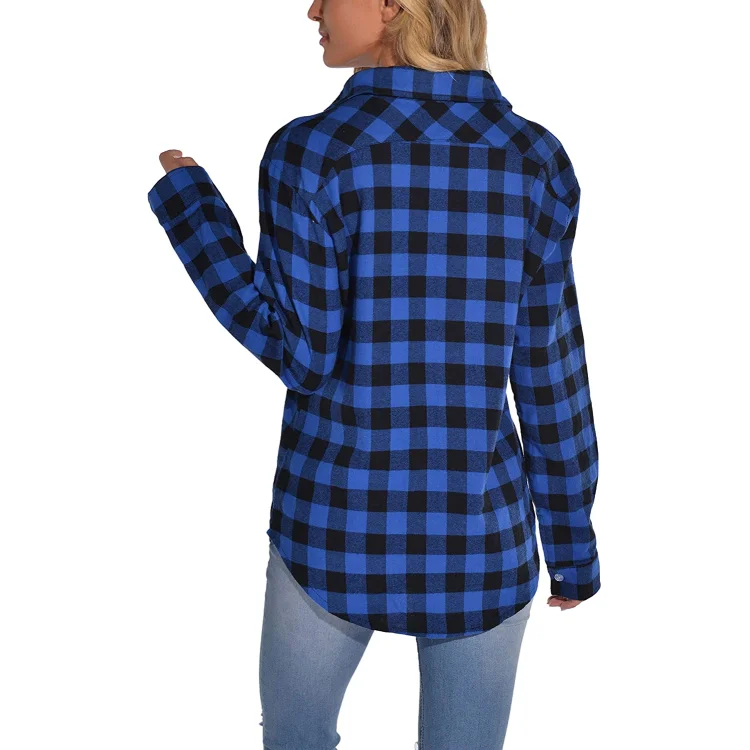 Buy Women Flannel,Plaid Flannel Shirt 