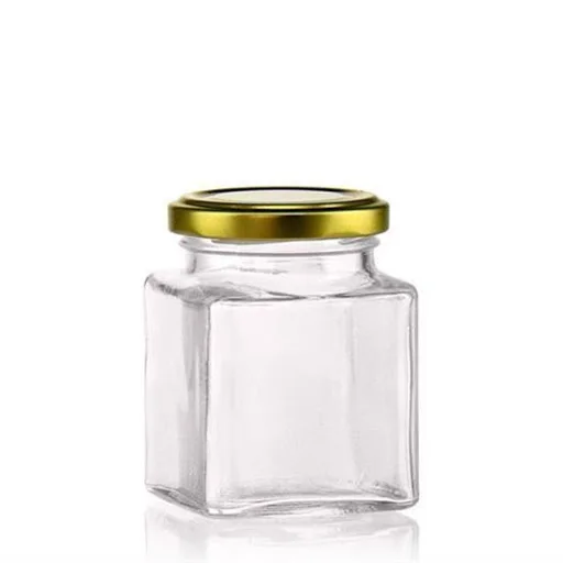 Банка 8. Стеклянная банка 200гр плоское дно. Glass Jar. F Glass Jars. Square Jar.