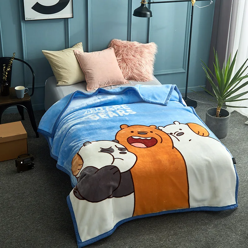 Sunny Home Textile Autumn Winter Double Bed Mink Blanket India Winter Coming Home Blanket