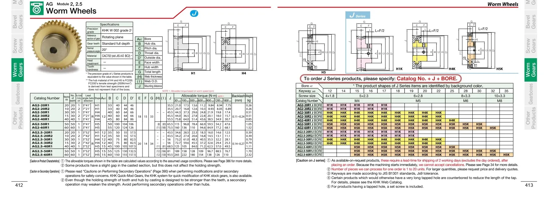 Khk Cac702 Duplex Worm Gear Ag Series Buy Screw Gear,Worm Gear,Duplex