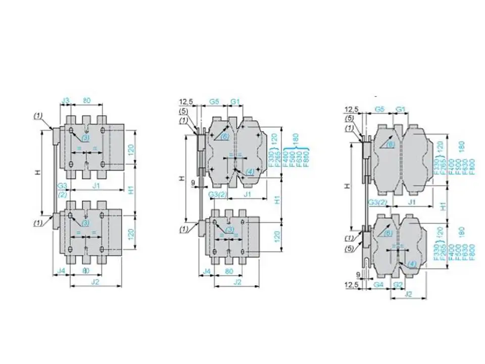 On Line Payment LC1F185M7 3P  220V AC Telemecaniquet 185A Contactor