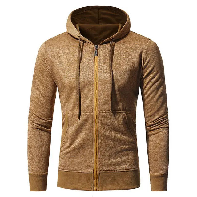 100% Egyptian Cotton 400 Gsm Front Zipper Breathable Hoodies - Buy ...