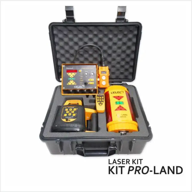 CELEC Laser Land Leveler Kit Pro-Land  Agriculture Laser Leveler Machinery for Farmers 1.5 km Red Beam Laser Land Leveling