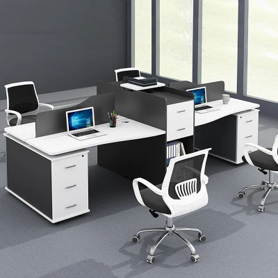 China Modern Computer Workstation Design Studio Desk Workstation