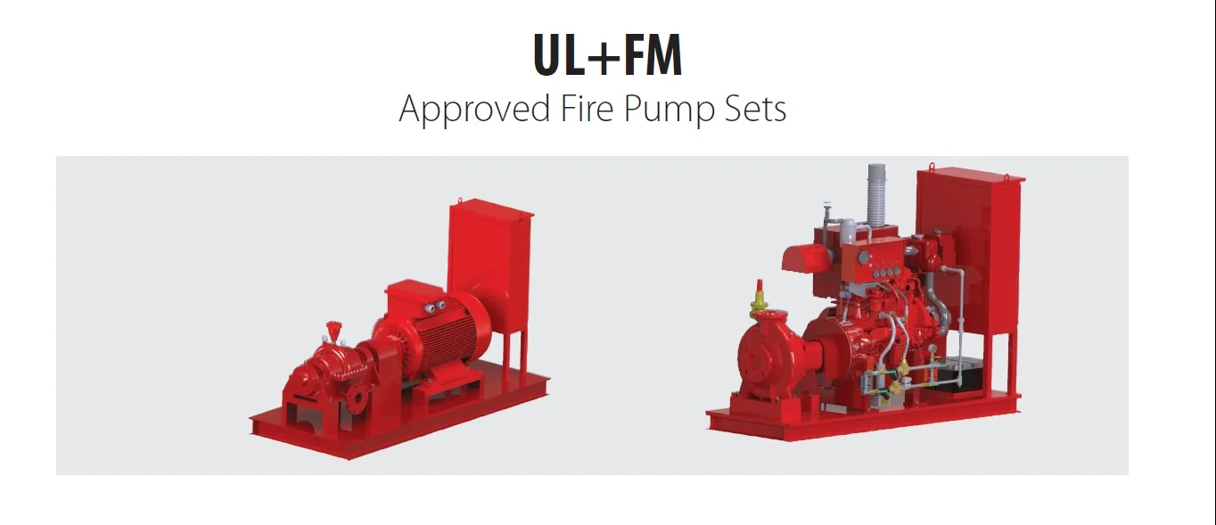 Ulfm Approved Nfpa20 Fire Fighting Pump Set Centrifugal End Suction ...