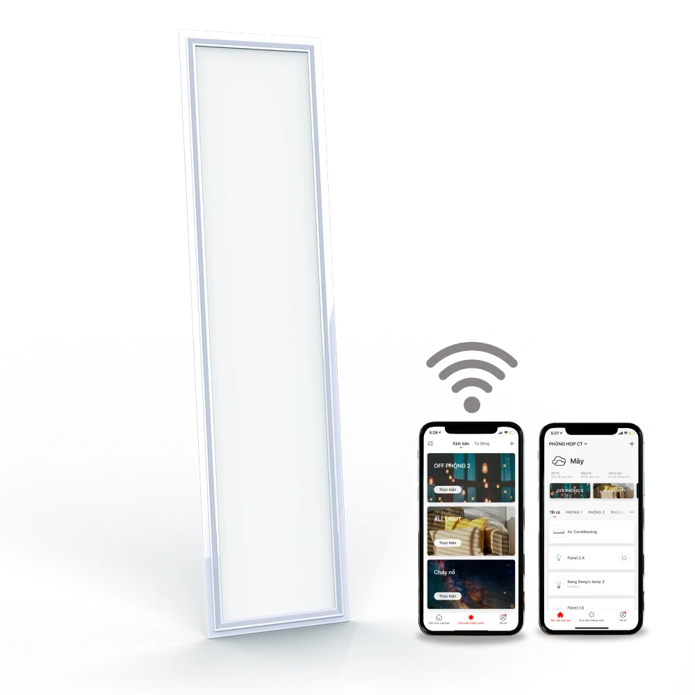 Square Smart Wifi Control 40w 120x30cm Led Panel Light