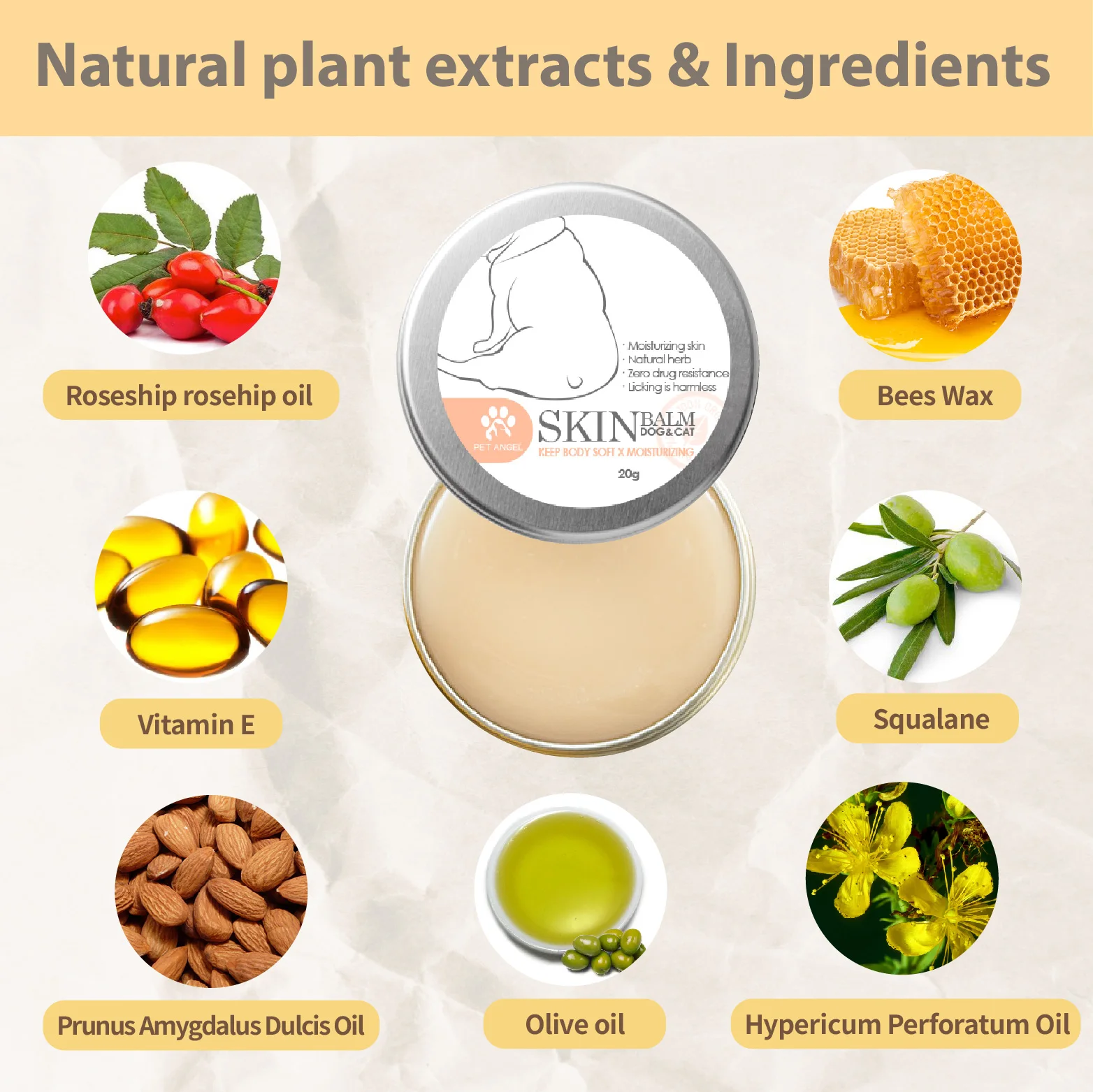 Pet Skin Balm Moisturizing Surface Smooth Dog Cat Care Cream Ointment Best Price Buy Ointment