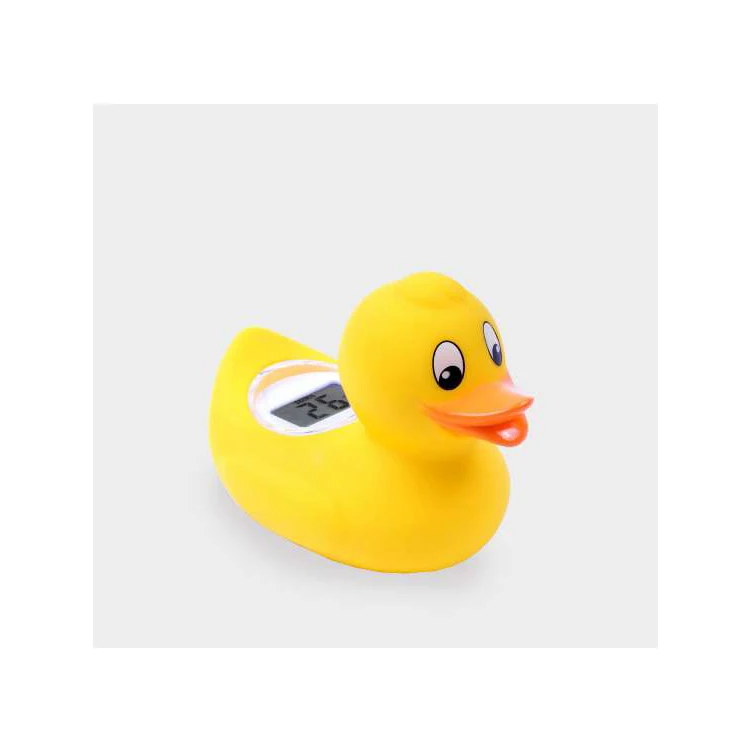 Cute Baby Duck Digital Thermometer Bath Floating Toy Water Temperature Tester .. 