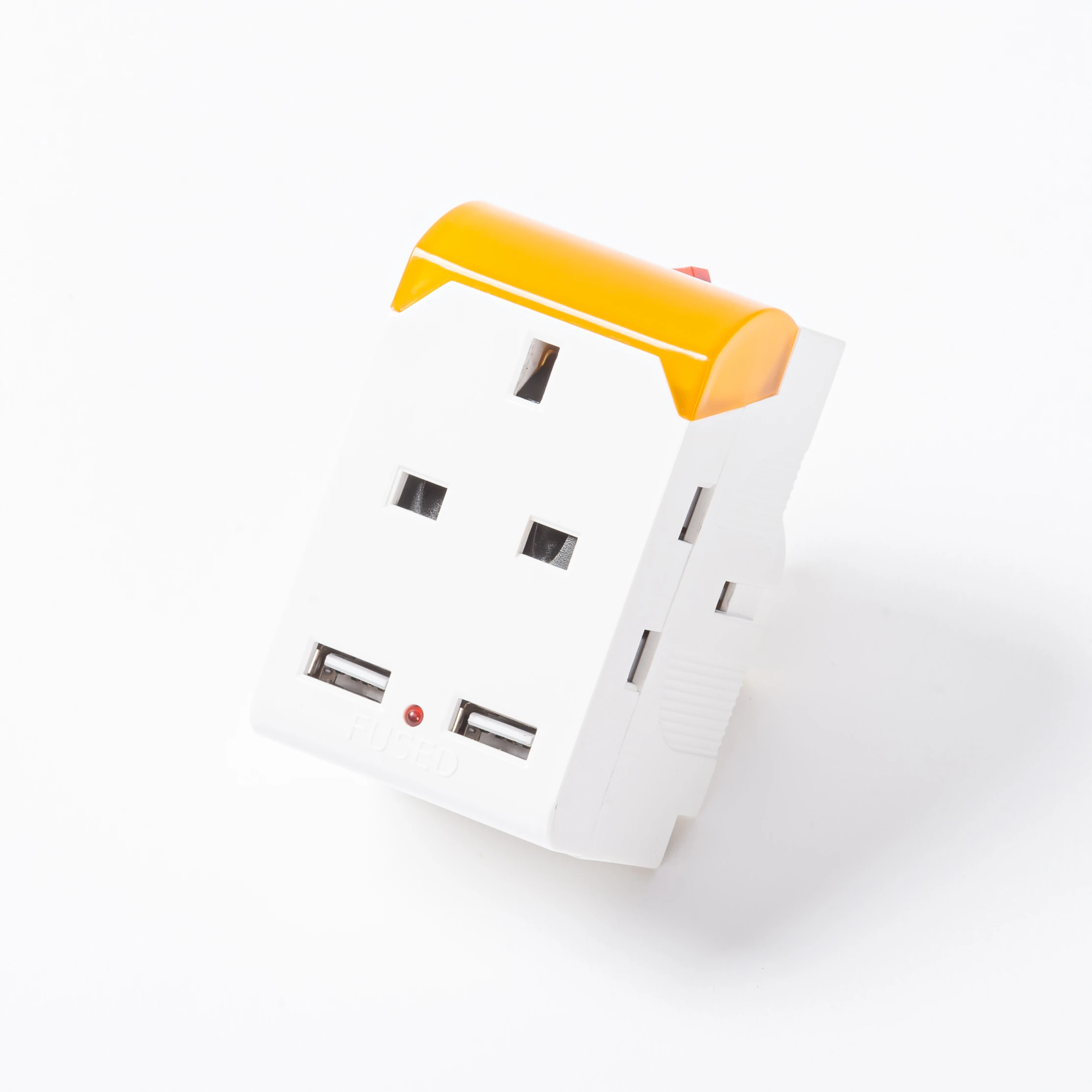 13A предохранитель, 3 способа, вилка стандарта Великобритании, адаптер для путешествий с одним переключателем, светодиодный ночник с USB портами