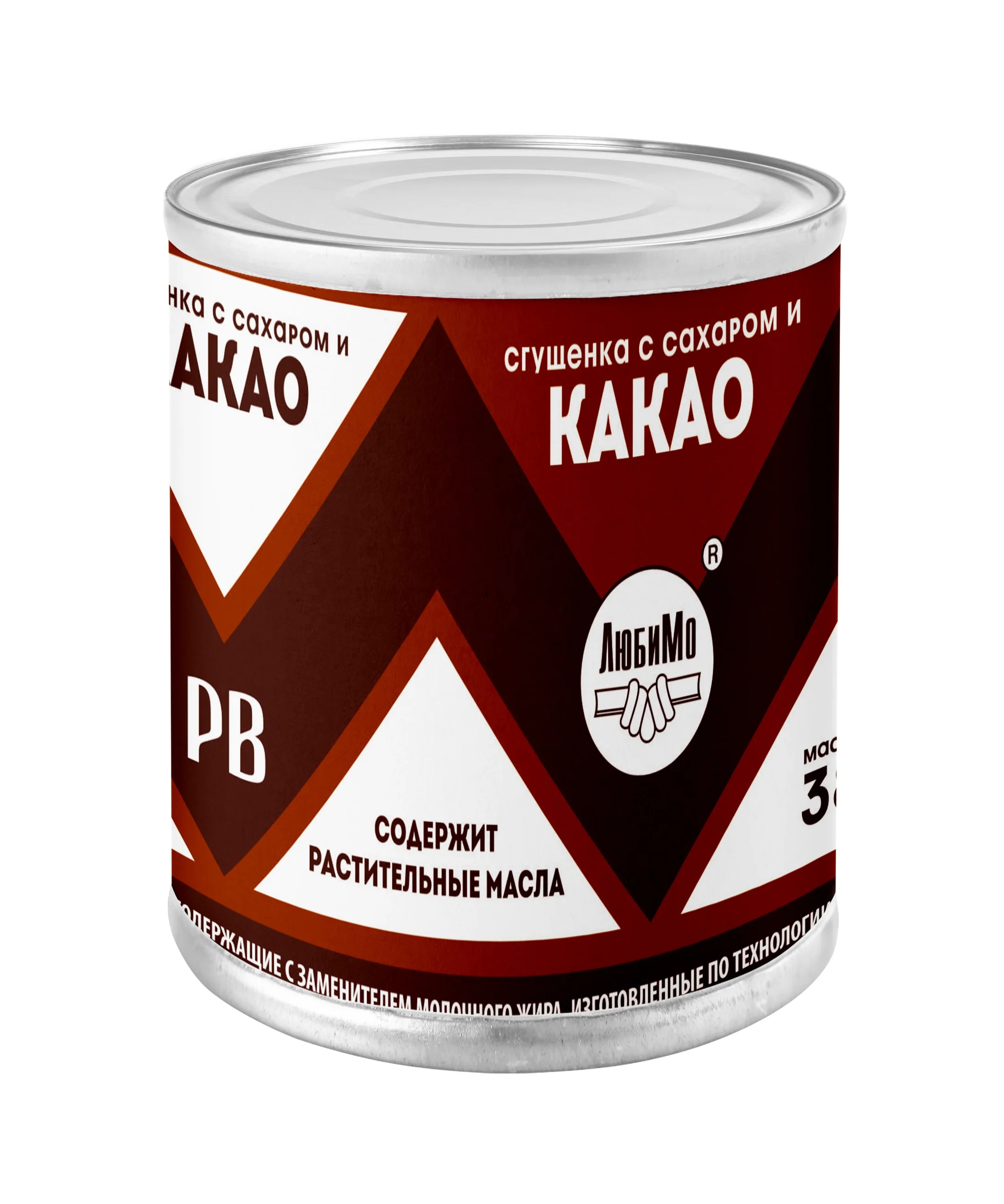 Good quality 380 g sweetened condensed milk with cocoa