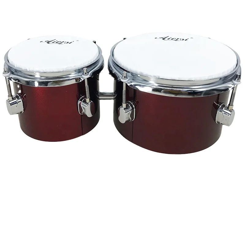 Барабаны Бонго 6-8 дюймов. Бонго барабаны цветные. Кубинские ударные инструменты. Aiersi LP-24.