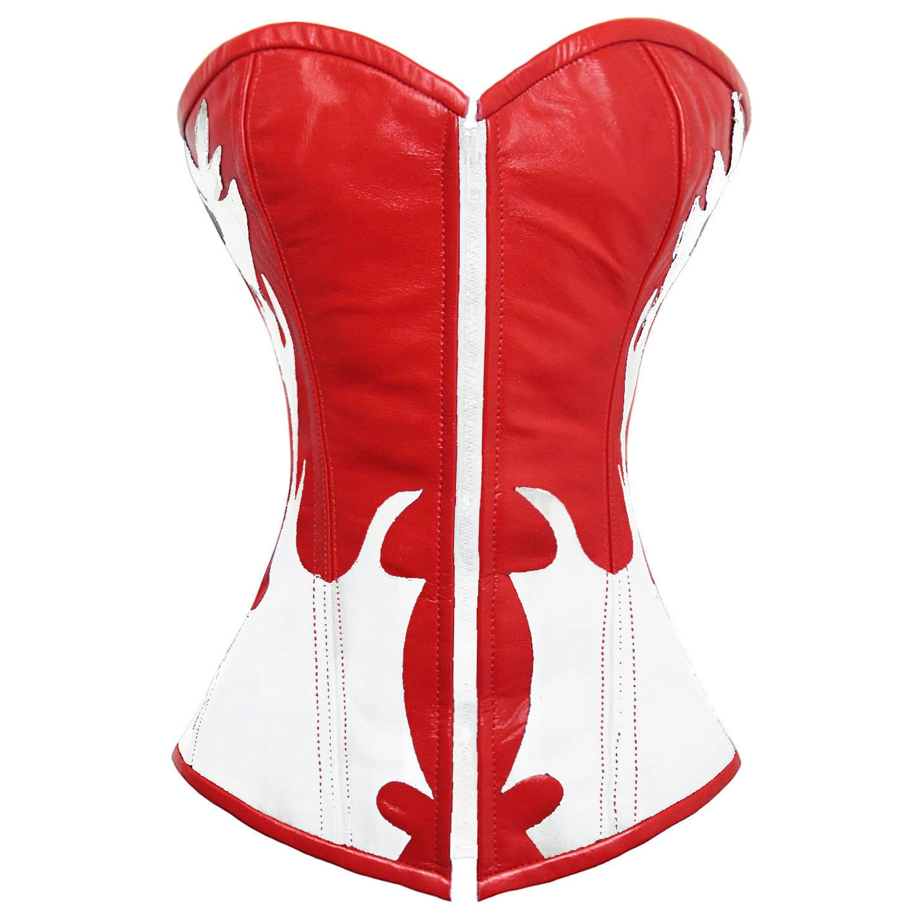 Heavy Duty Steel Boned Over Bust Genuine Leather Corset New Arrival ...