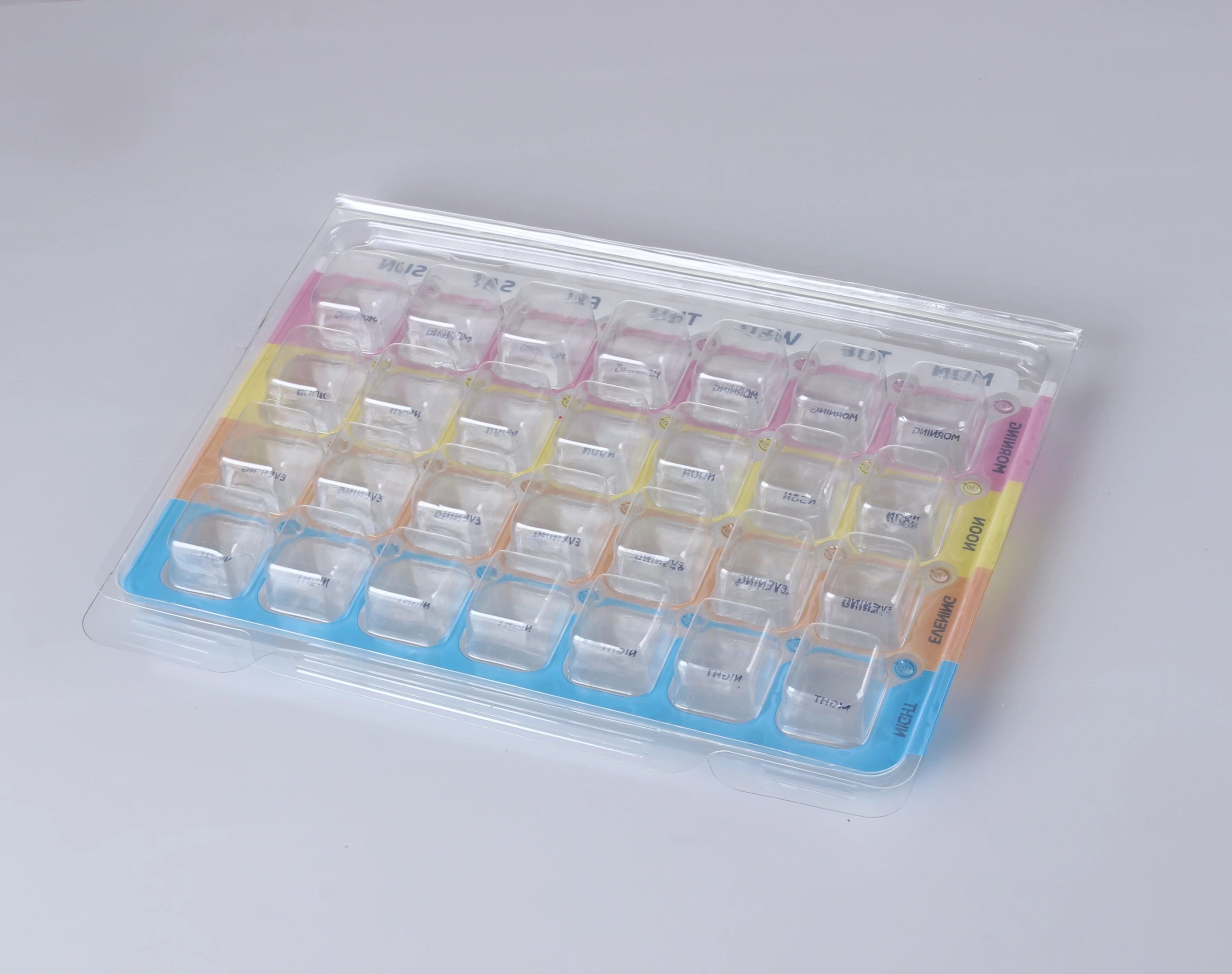 Производители поставляют прямые Таблеточные контейнеры и наклейки на неделю 28 таблеток