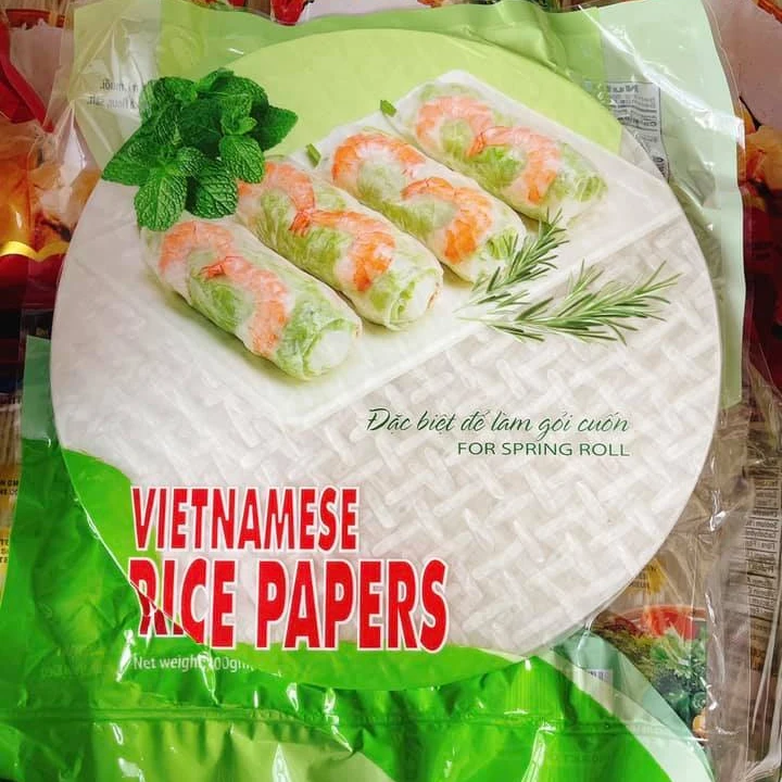 ベトナム産食用ライスペーパー-乾燥米製品、正方形、子供向け、低脂肪