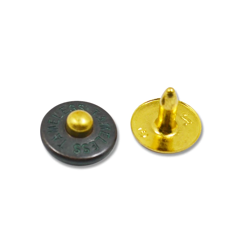 Accessori Professionali Su Misura Di Colore A Due Tonalità Rivetto In  Ottone Per Il Denim Dei Jeans - Buy Denim Metal Rivet,Denim Jeans Rivet,Two  Tone Metal Rivet For Clothing Product on Alibaba.com