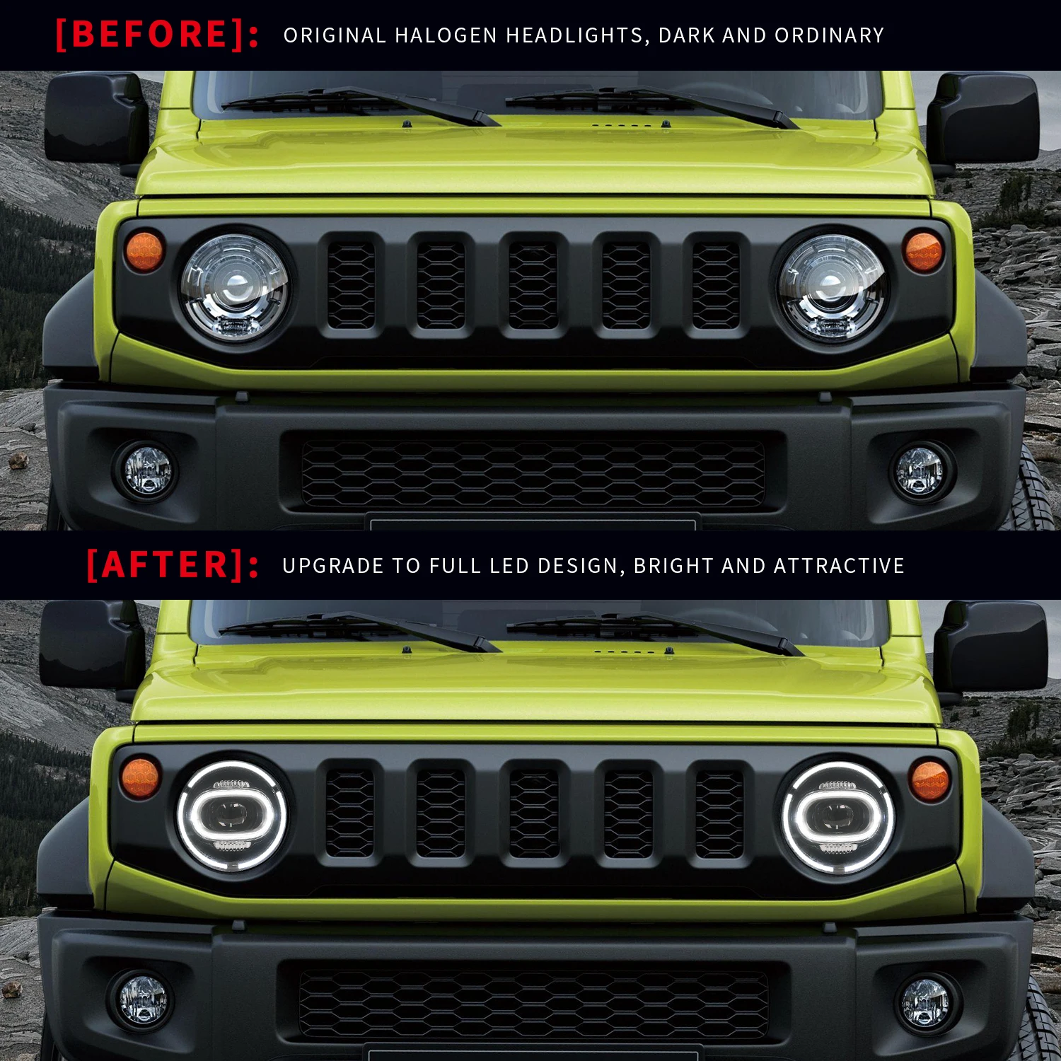 Wholesale Original Replacement Jimny Headlamp with Sequential Turn signal 2018-UP Headlights for  Suzuki Jimny