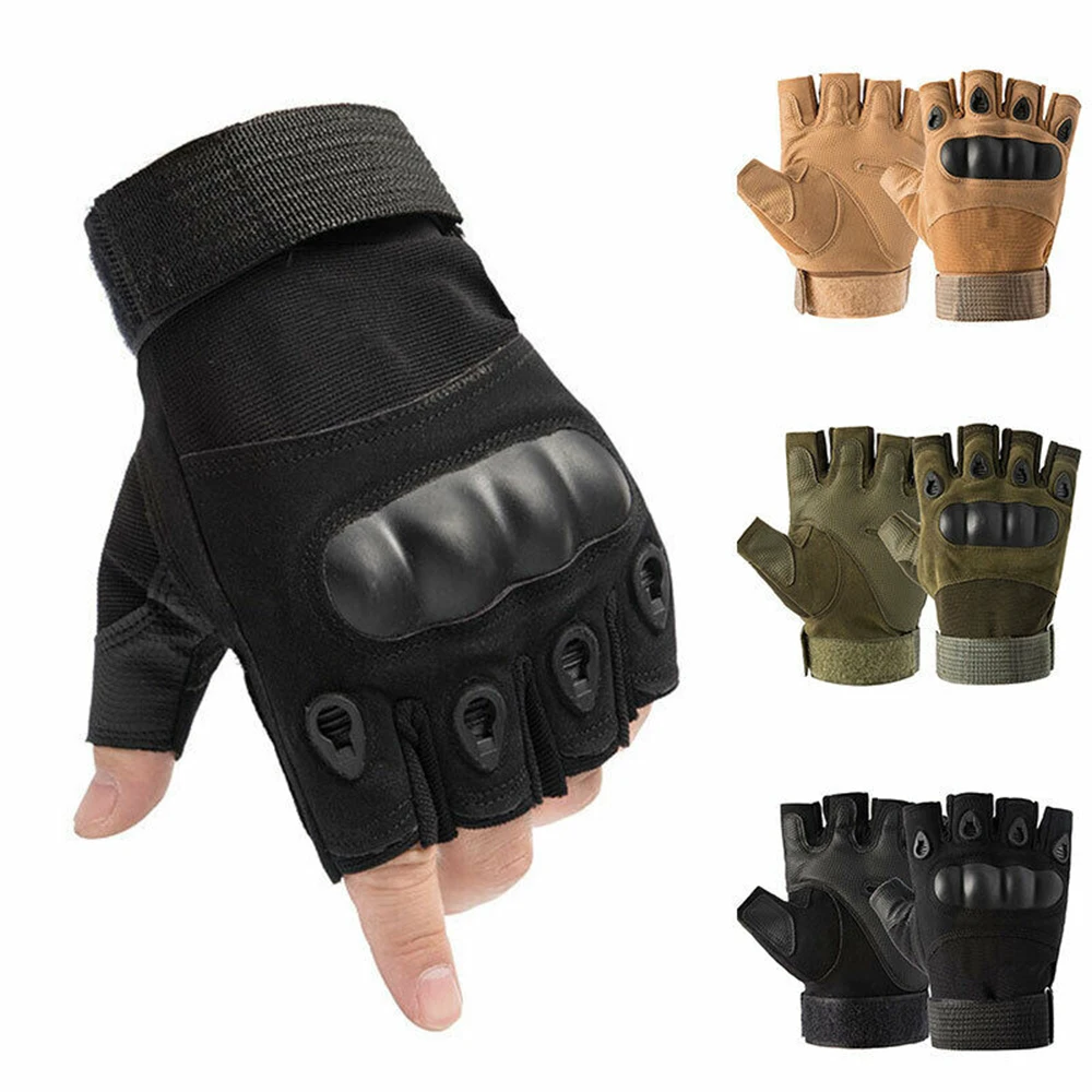 
 Мужские тактические митенки без пальцев в стиле милитари армии стрельбы пейнтбола велосипеда  