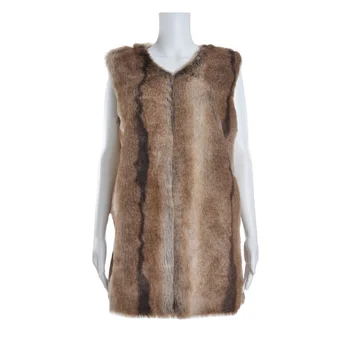 Women's Sleeveless Mink Luxury Waistcoat Warm Vest Women Wholesale Winter Fur Vest Clothing