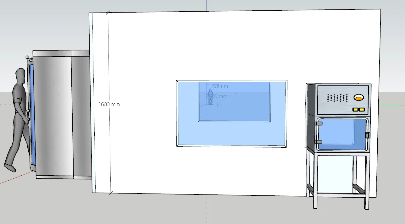 product-Sandwich Panel Modular Cleanroom Accessories Air Shower-PHARMA-img-3