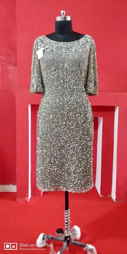 Evening Gown Designs For Women Adult Beaded Work From Wholesale Factory