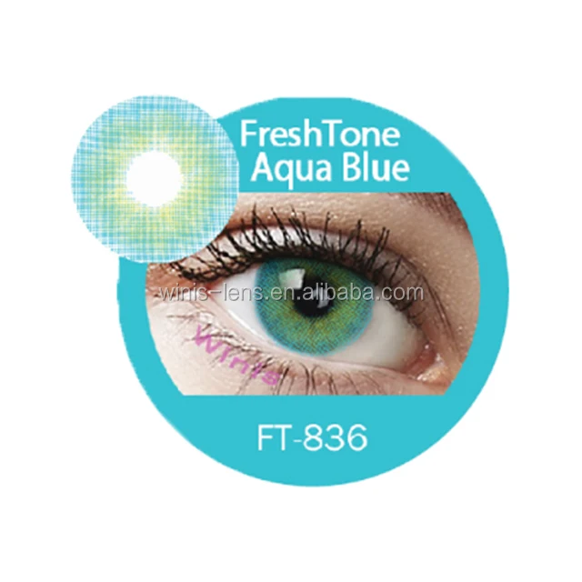 
Оптовая продажа, низкая заводская цена, сделано в Южной Корее, FreshTone Super Naturals, мягкие косметические цветные контактные линзы 