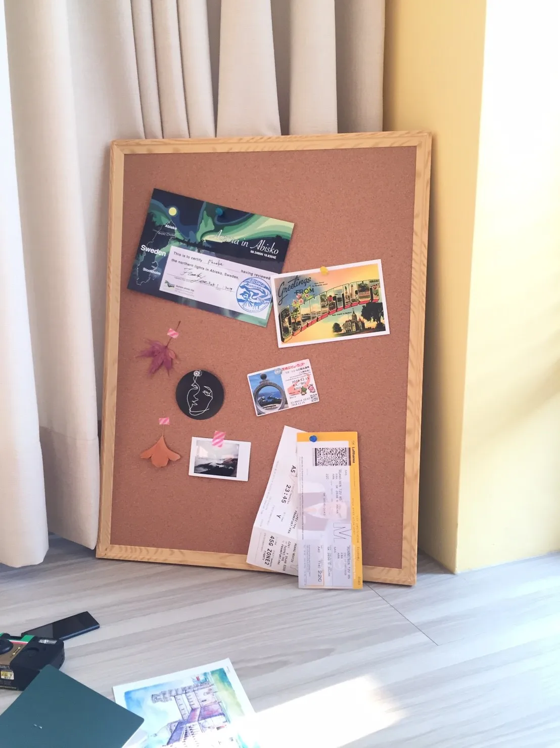 Высокая плотность, пробковая поверхность, натуральная пробковая доска, push-pin доска для объявлений