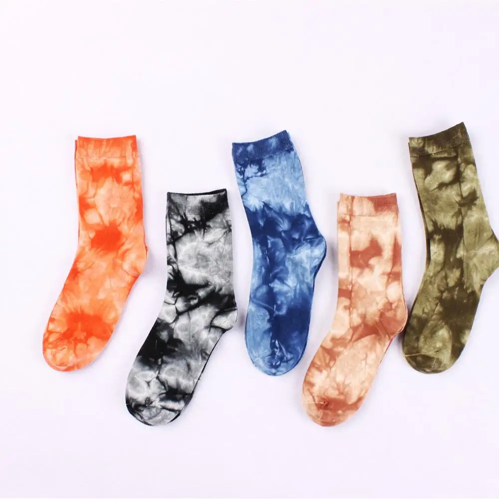 
Htop пары под заказ, Модная хлопковая футболка с принтом «вареный» цифровая печать носки для женщин и мужчин 