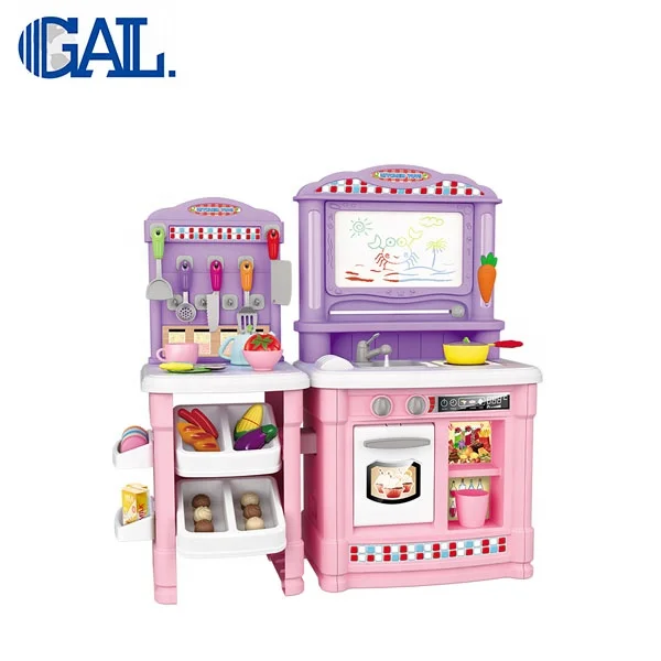 purple toy kitchen