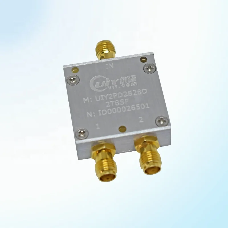 S C Band 2GHz to 8GHz 2 Way RF Power Divider Splitter for Satellite