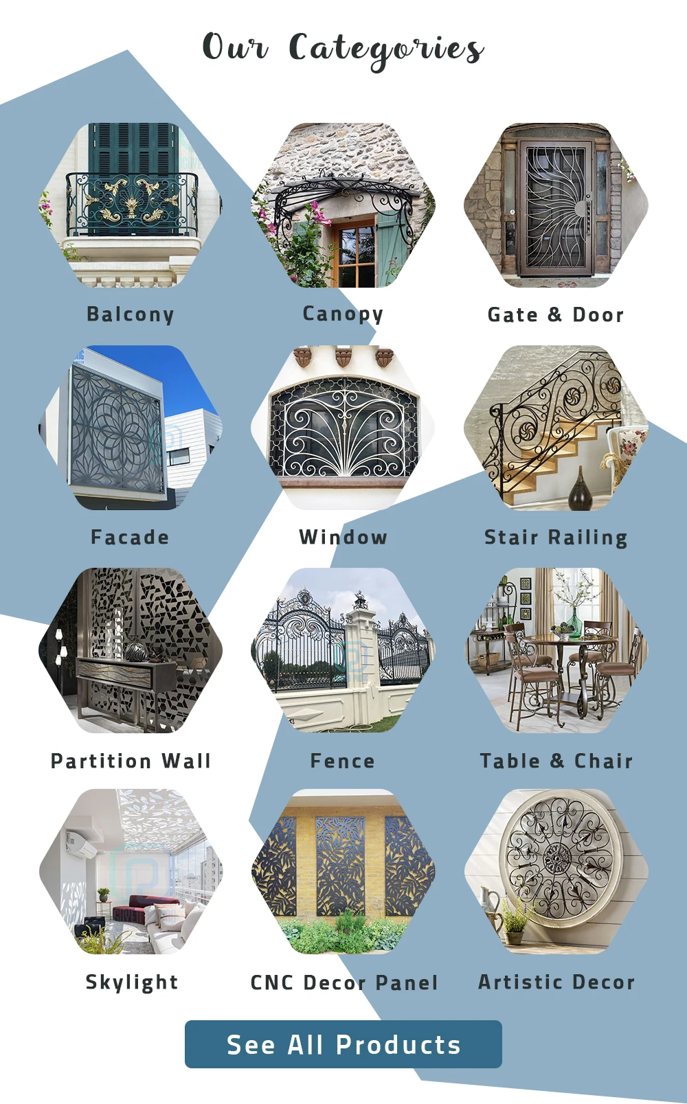 The Most Beautiful Wrought Iron Gates With Best Price From Vietnam