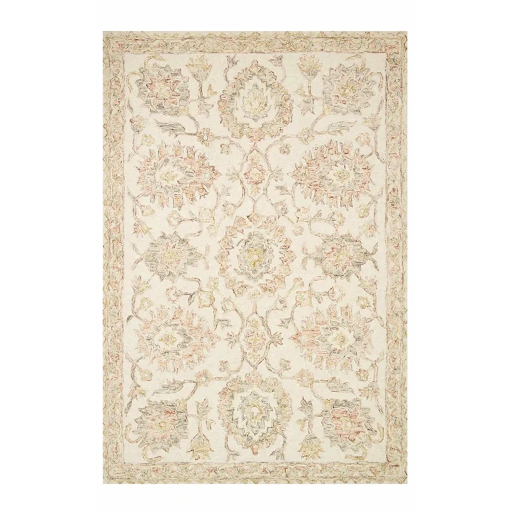 Modern Design Wool Carpet With Shaggy Hand Tufted Area Rug For Home In