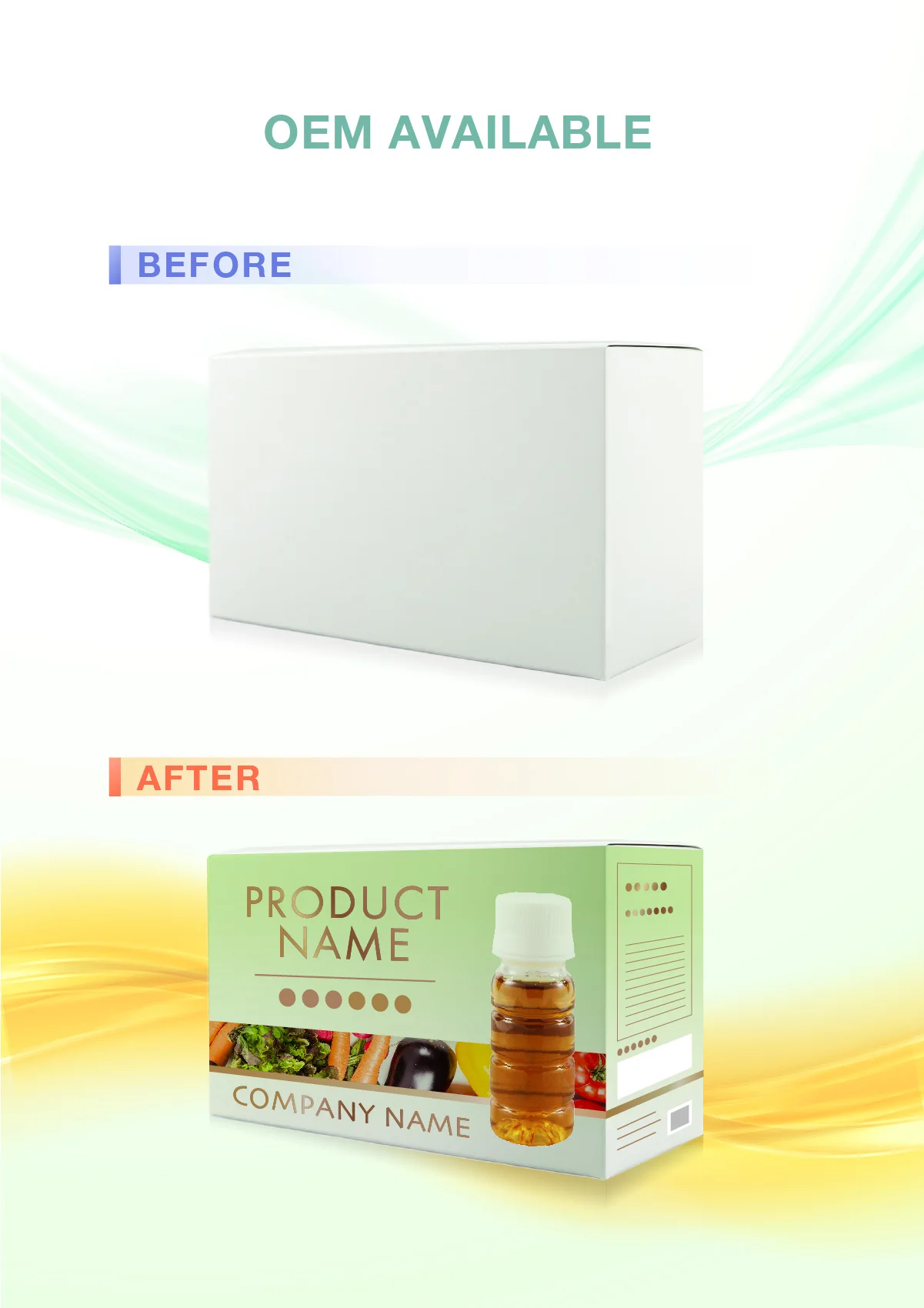 Детокс ферментный напиток, растительные производные ингредиенты, сделанные в Японии, OEM доступны